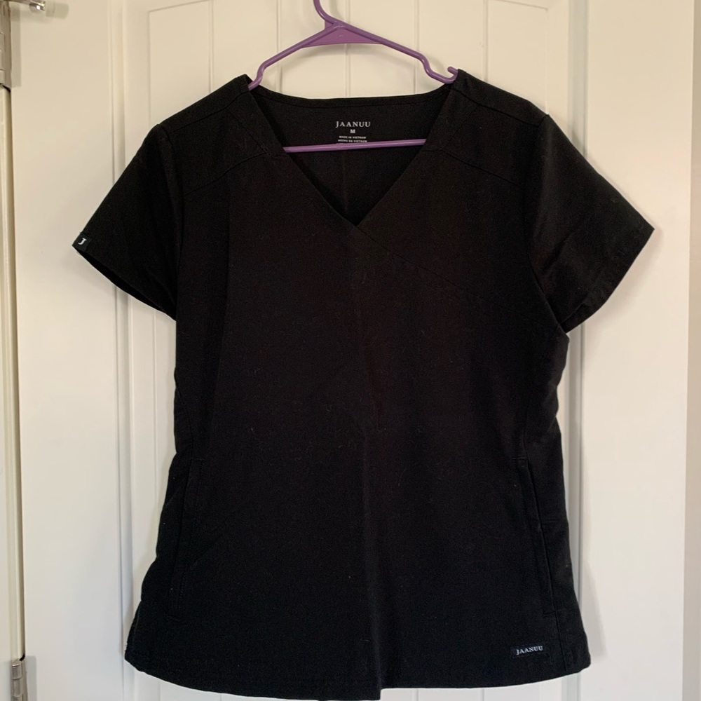 Black scrub top